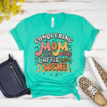 Load image into Gallery viewer, Conquering Mom Life Tee
