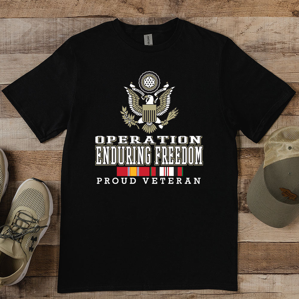 Veteran Eagle - Enduring Freedom T-shirt