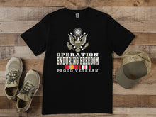 Load image into Gallery viewer, Veteran Eagle - Enduring Freedom T-shirt

