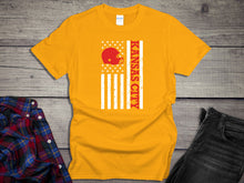 Load image into Gallery viewer, Kansas City Football Flag T-shirt

