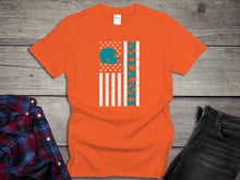 Load image into Gallery viewer, Miami Football Flag T-shirt
