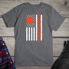 Load image into Gallery viewer, Cleveland Football Flag T-shirt
