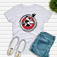 Load image into Gallery viewer, Steamboat Willie Life Preserver T-Shirt
