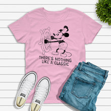 Load image into Gallery viewer, Steamboat Willie Nothing Like A Classic T-Shirt
