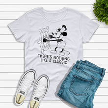 Load image into Gallery viewer, Steamboat Willie Nothing Like A Classic T-Shirt
