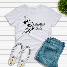 Load image into Gallery viewer, Steamboat Willie A Classic Never T-Shirt
