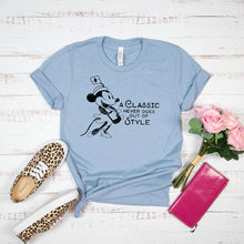 Load image into Gallery viewer, Steamboat Willie A Classic Never Tee

