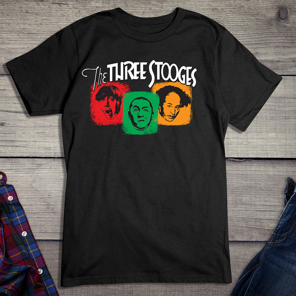 The Three Stooges, Colorful Stooges T-shirt