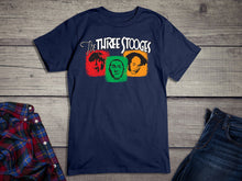 Load image into Gallery viewer, The Three Stooges, Colorful Stooges T-shirt

