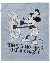 Load image into Gallery viewer, 50&quot; x 60&quot; Steamboat Willie Nothing Like A Classic Plush Minky Blanket
