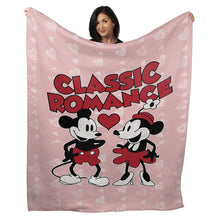 Load image into Gallery viewer, 50&quot; x 60&quot; Steamboat Willie Classic Romance Plush Minky Blanket
