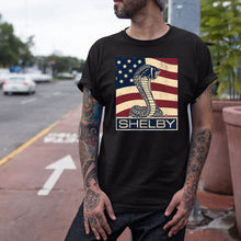 Load image into Gallery viewer, Shelby Cobra Flag T-shirt
