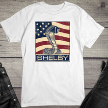 Load image into Gallery viewer, Shelby Cobra Flag T-shirt
