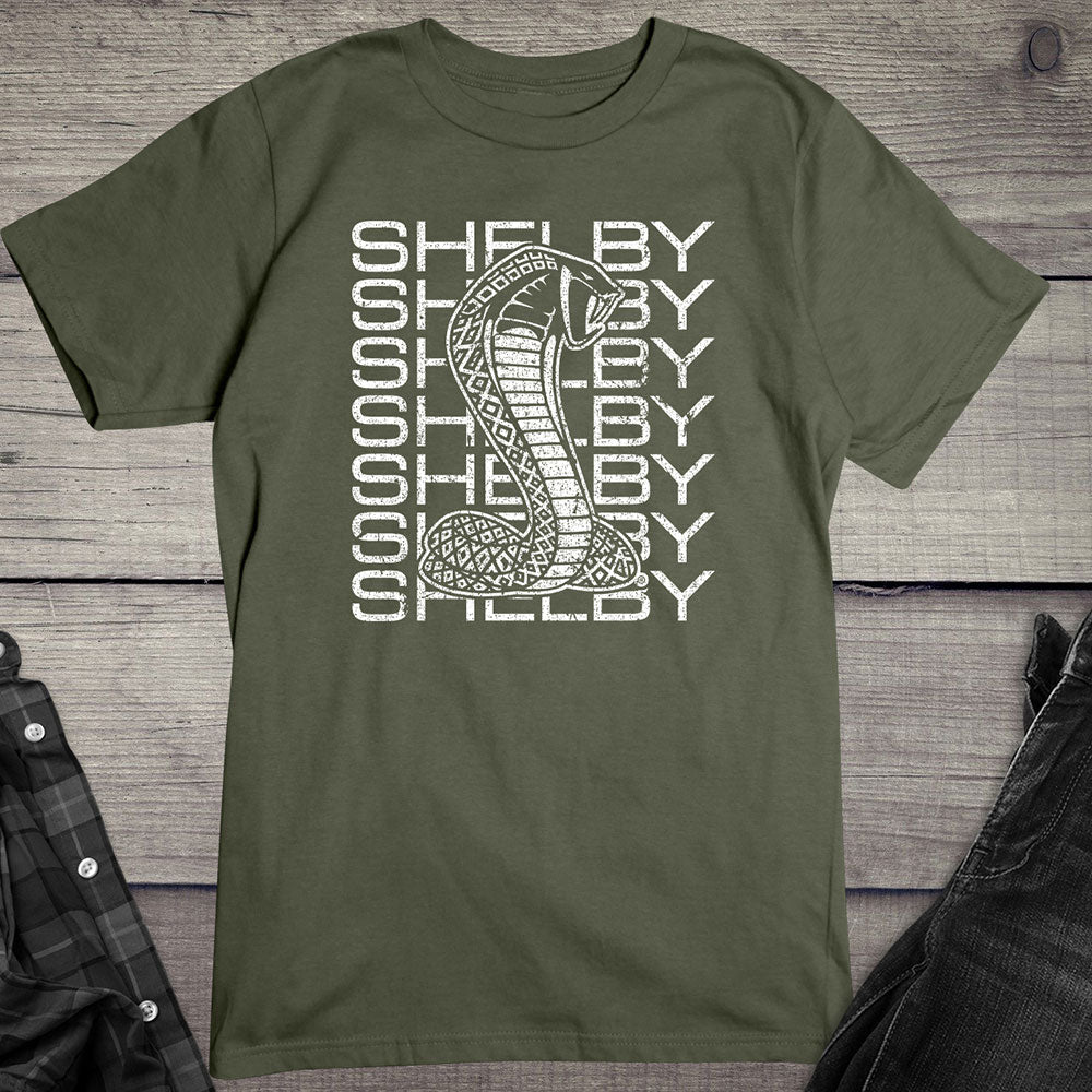 Stacked Shelby Cobra T-shirt
