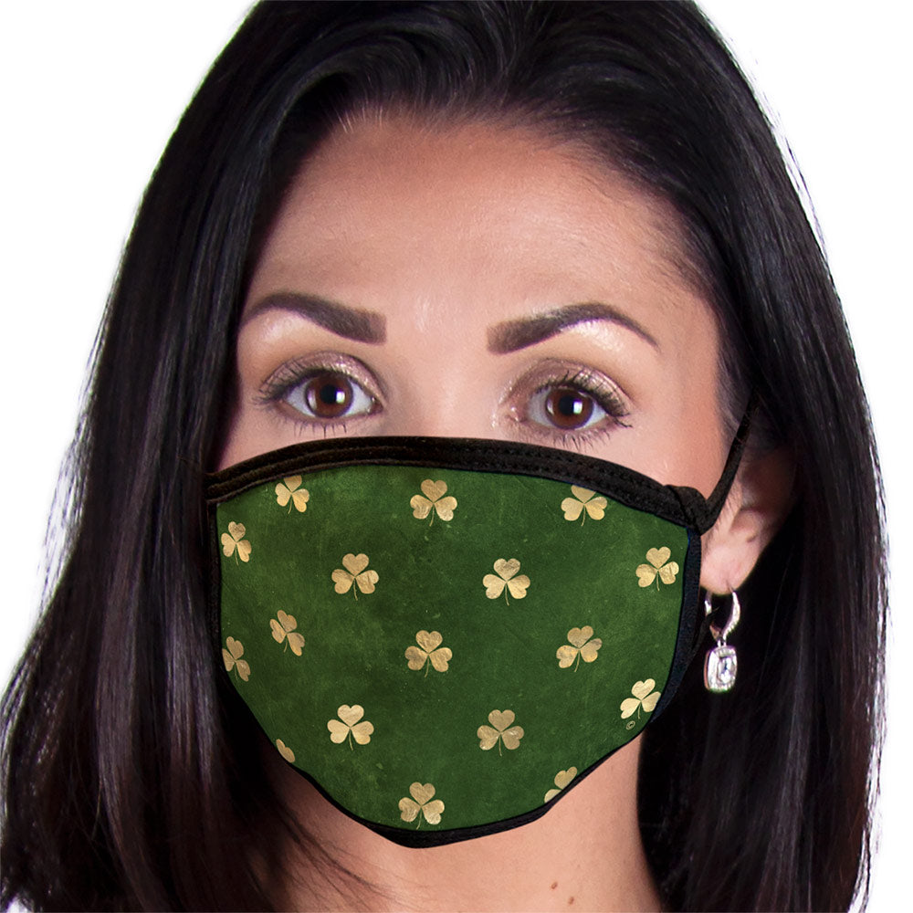 Saint Patrick's Day Face Mask Shamrocks Face Covering