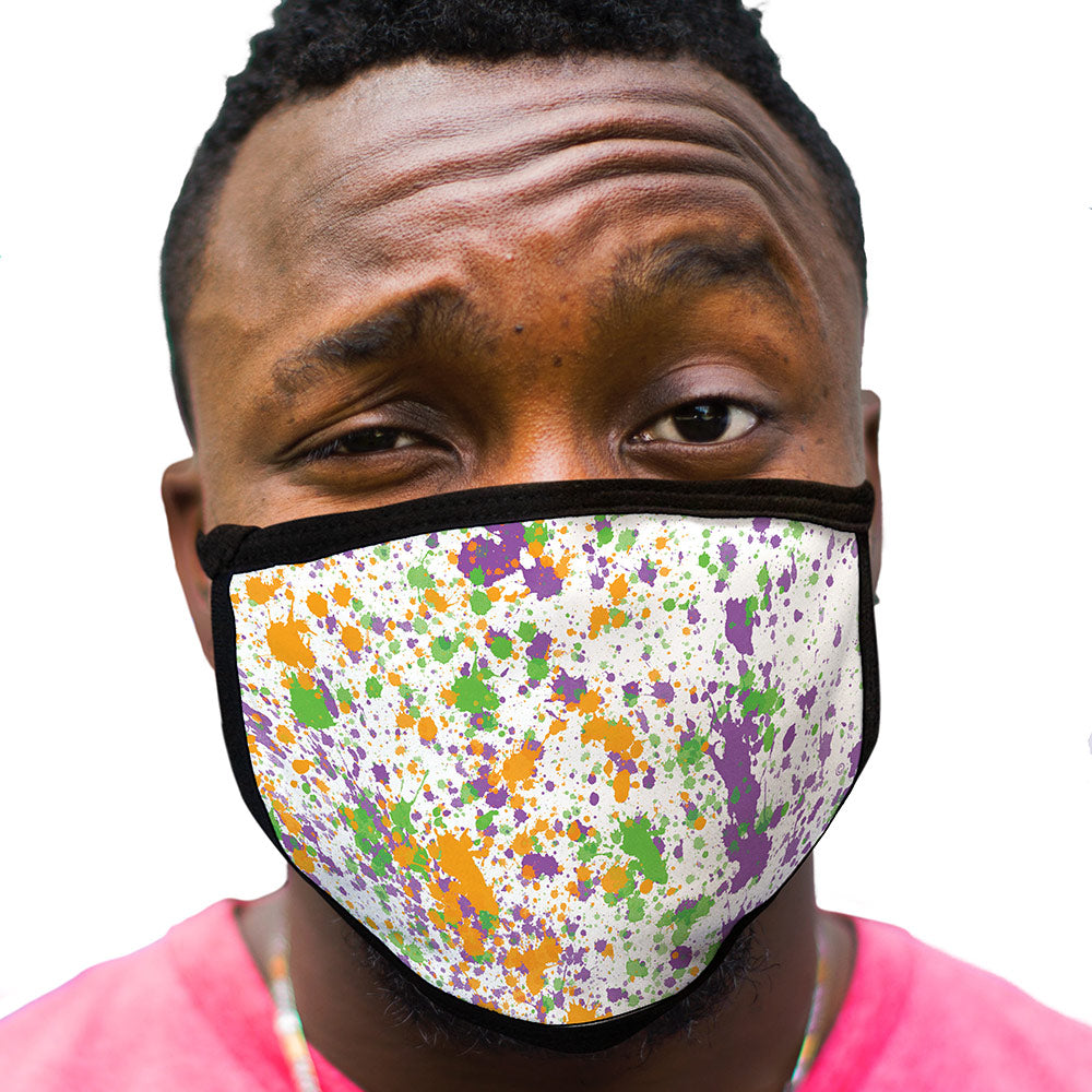 Paint Splatter Face Mask