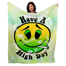 Load image into Gallery viewer, 50&quot; x 60&quot; Have a High Day Plush Minky Blanket
