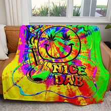Load image into Gallery viewer, 50&quot; x 60&quot; Have a Nice Dab Plush Minky Blanket
