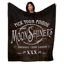 Load image into Gallery viewer, 50&quot; x 60&quot; Pick Your Poison Plush Minky Blanket
