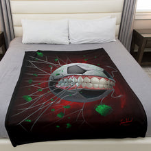 Load image into Gallery viewer, Monster Soccerball 50&quot; x 60&quot; Fleece Blanket
