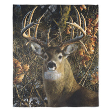 Load image into Gallery viewer, An Autumn Gentleman 50&quot; x 60&quot; Fleece Blanket
