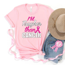 Load image into Gallery viewer, Tougher Than Cancer T-shirt, Cancer Awareness Tee
