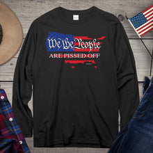 Load image into Gallery viewer, Pissed Off America T-shirt, Political Long Sleeve Tee
