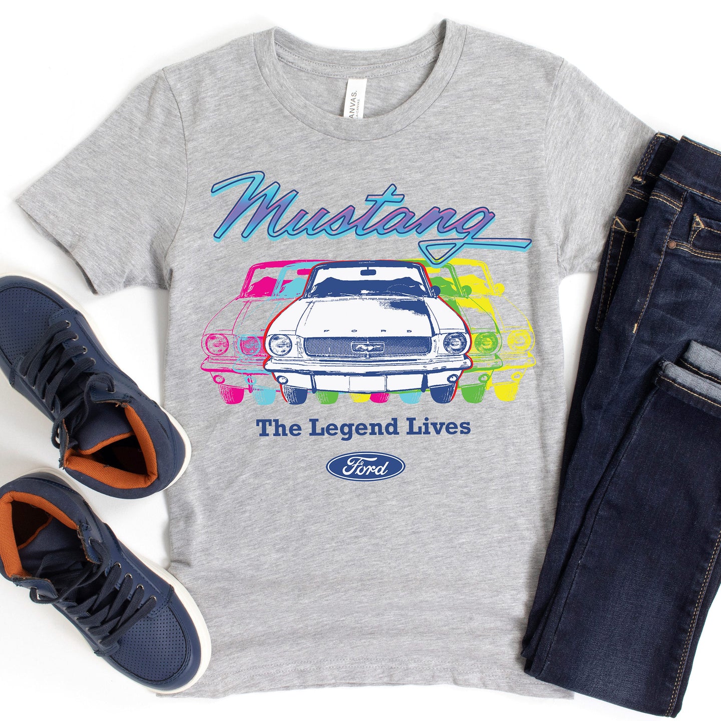 Youth T-Shirt, Mustang Legend Tee