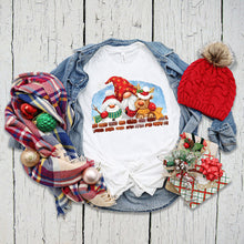Load image into Gallery viewer, Gnome With Winter Friends Tee

