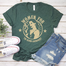Load image into Gallery viewer, 2nd Amendment T-Shirt, Women For the Second Tee Shirt
