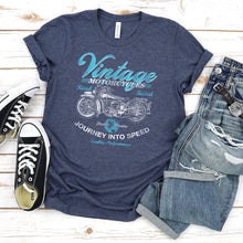 Load image into Gallery viewer, Motorcycle T-shirt, Vintage Motorcycles
