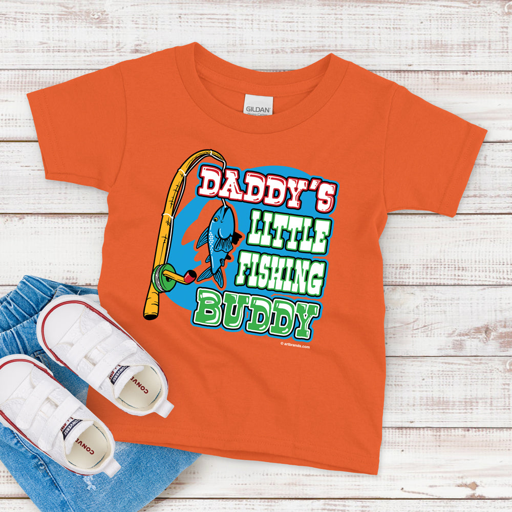Kids T-Shirt, Daddy's Little Fishing Buddy