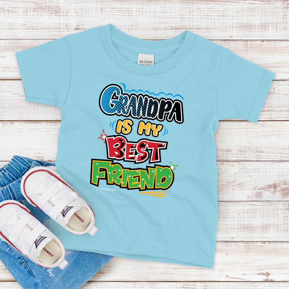 Kids T-Shirt, Grandpa Is My Best Friend