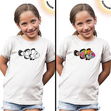 Load image into Gallery viewer, Kid&#39;s Neon Clownfish Solar Tee

