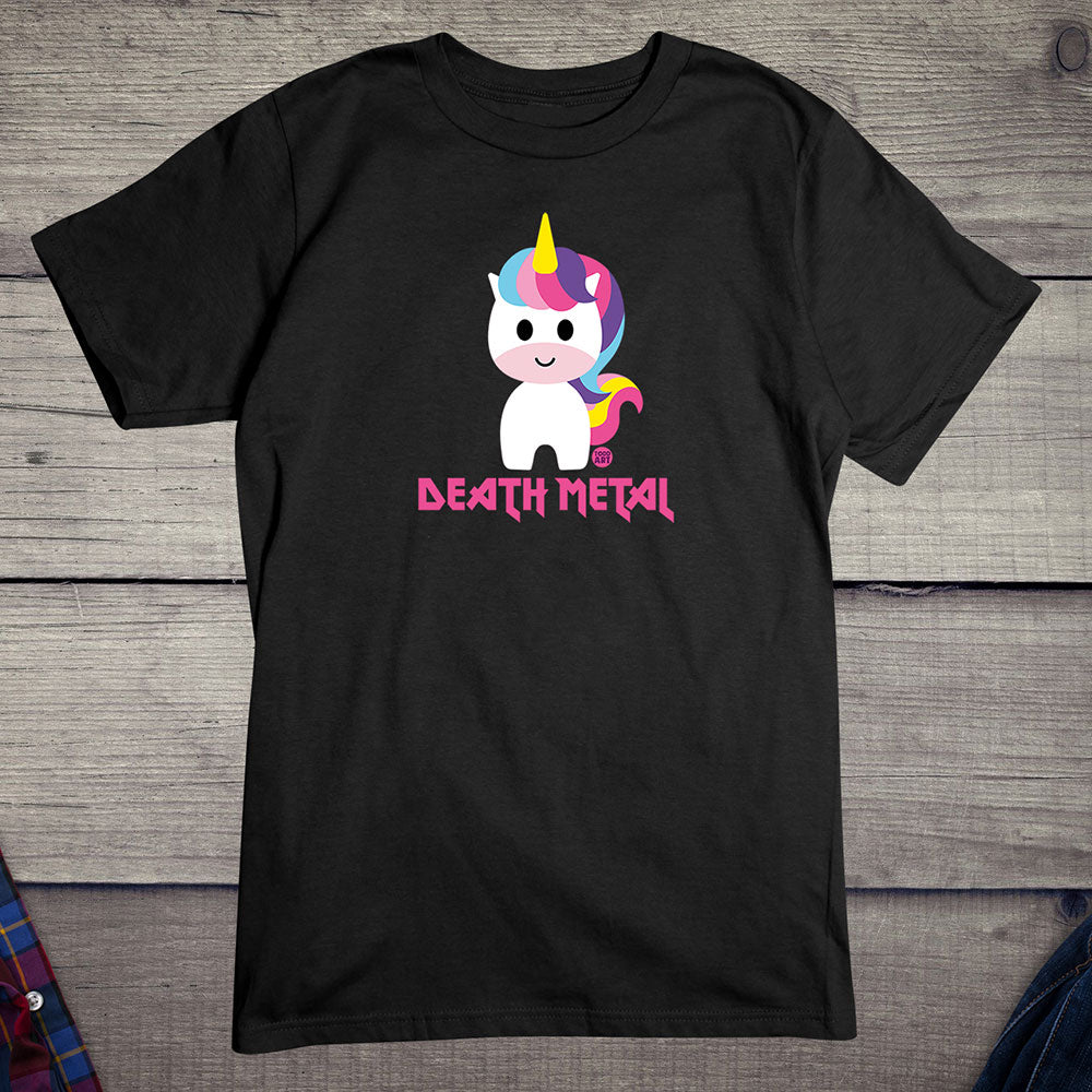 Todd Goldman Art Death Metal Unicorn T-Shirt