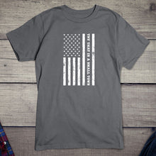 Load image into Gallery viewer, Small Town Grunge Flag T-Shirt
