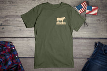 Load image into Gallery viewer, Goochland Cow, Crest, T-Shirt
