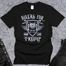 Load image into Gallery viewer, Bikers For Trump T-shirt
