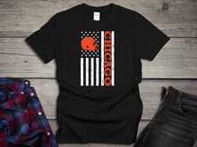 Load image into Gallery viewer, Chicago Football Flag T-shirt
