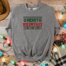 Load image into Gallery viewer, Merry Kissmyass Sweatshirt
