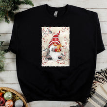 Load image into Gallery viewer, Gnome Hugging Rabbit Sweatshirt
