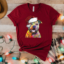 Load image into Gallery viewer, Christmas Pitbull Tee
