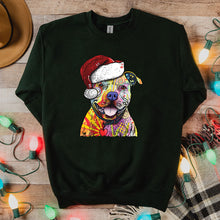 Load image into Gallery viewer, Christmas Pitbull Sweatshirt
