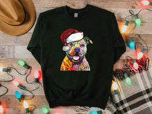 Load image into Gallery viewer, Christmas Pitbull Sweatshirt
