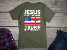 Load image into Gallery viewer, Jesus Savior Trump T-Shirt
