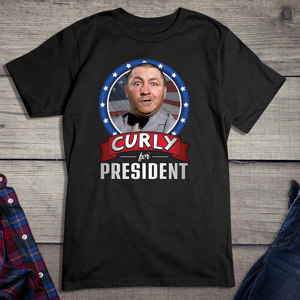 The Three Stooges, Curly For President T-shirt