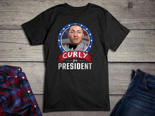 Load image into Gallery viewer, The Three Stooges, Curly For President T-shirt
