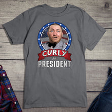 Load image into Gallery viewer, The Three Stooges, Curly For President T-shirt
