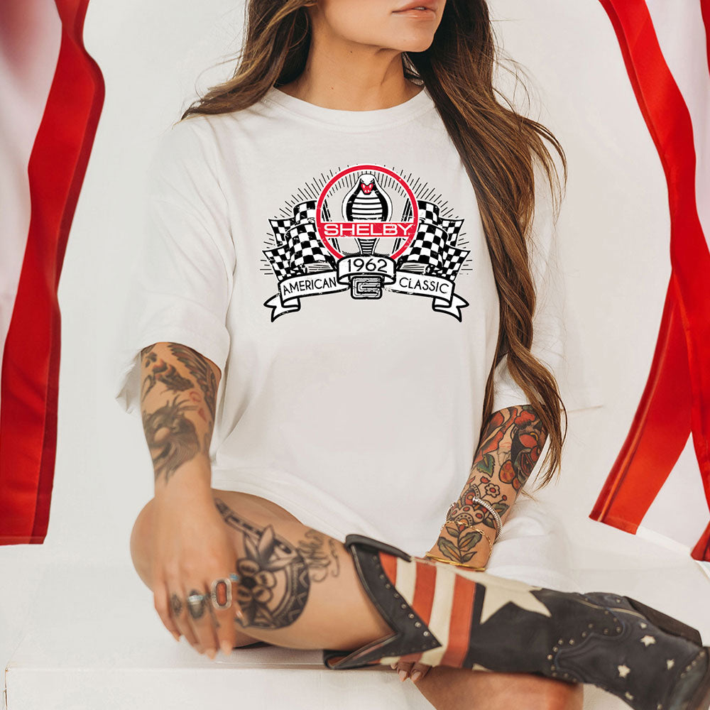 Shelby Racing Flags T-shirt