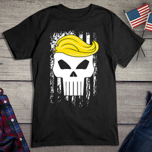 Load image into Gallery viewer, Trump Hair Skull T-Shirt
